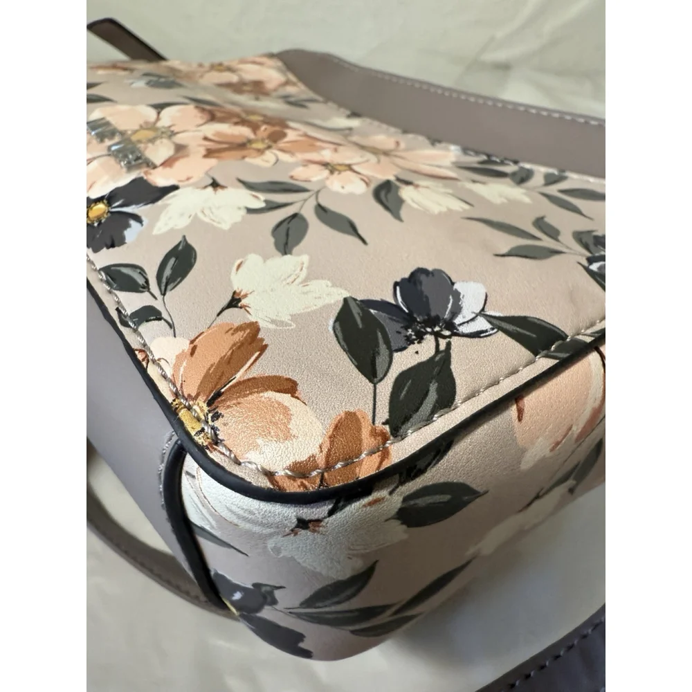 Nine West Calandra Mini Camera Crossbody Floral new Monterose Floral